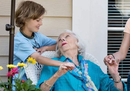 Senior Woman with Grandchildren