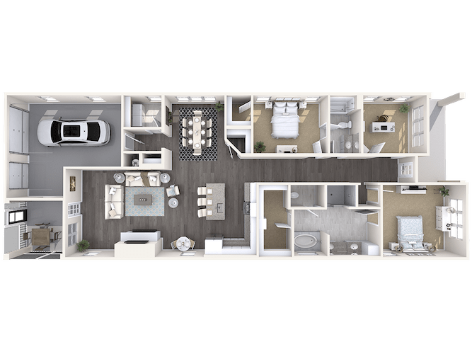 Cypress Cottage Floor Plan