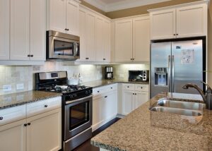 Interior View of Kitchen Area