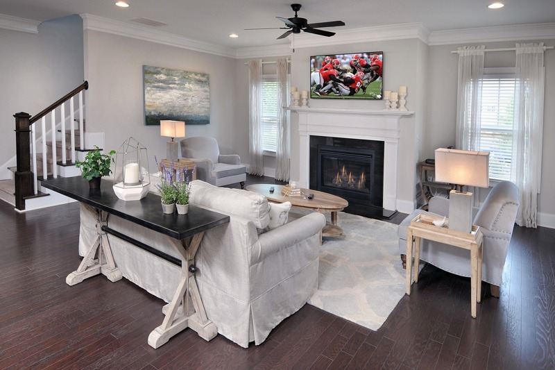 Living Room of Dogwood Cottage at Sterling Estates