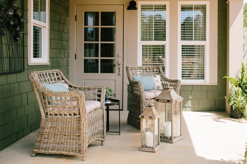 Patio of Dogwood Cottage at Sterling Estates