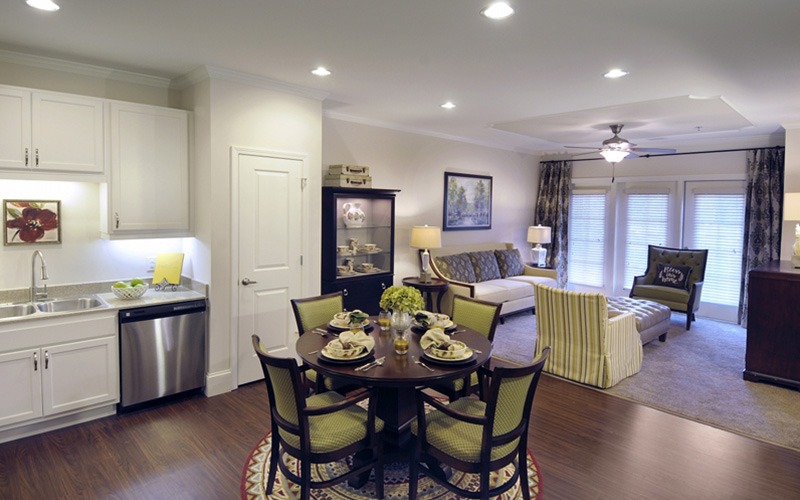 Interior View of Tea Olive Dining Room at Sterling Estates