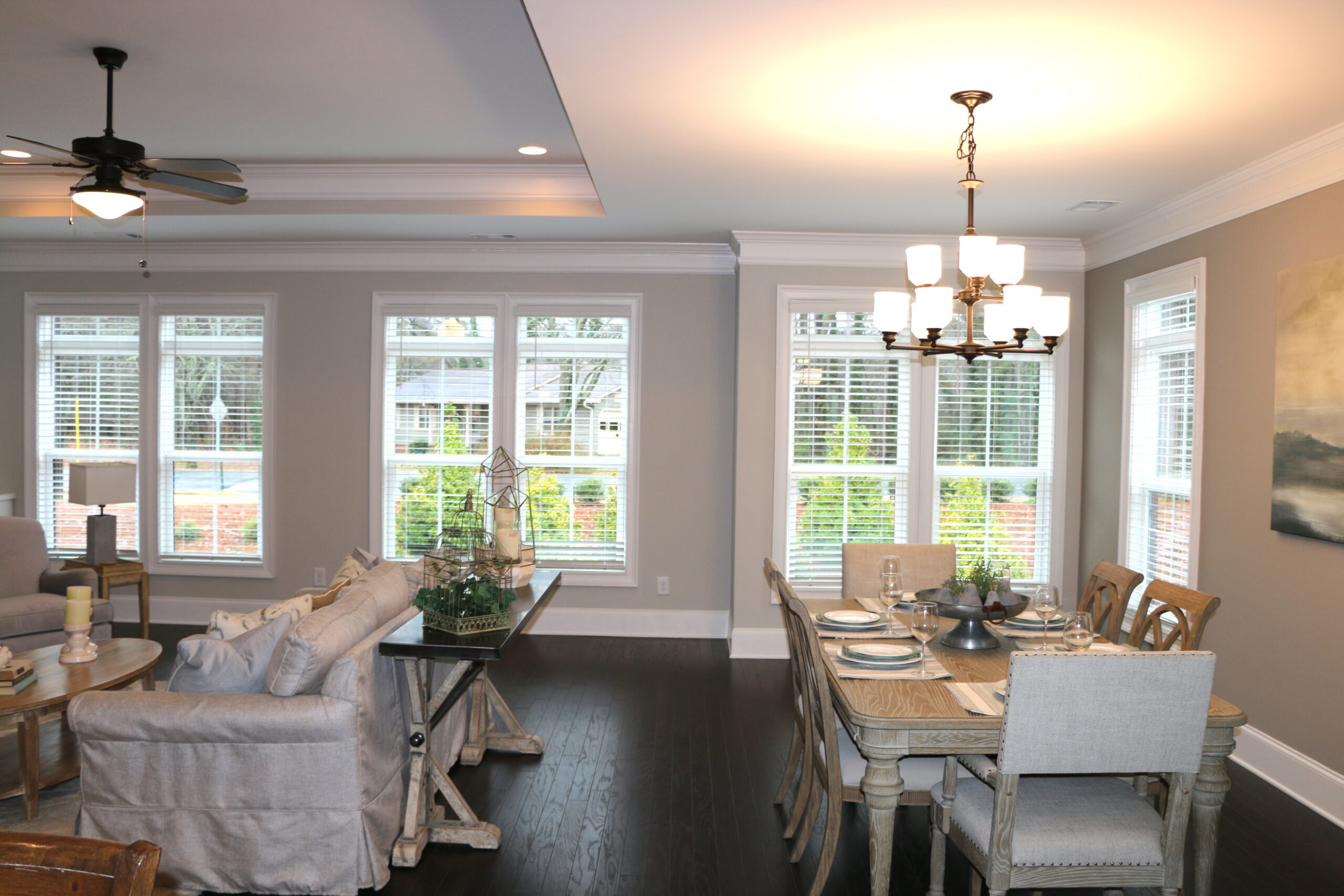 Side View of Living Area at Water Oak Cottage at Sterling Estates