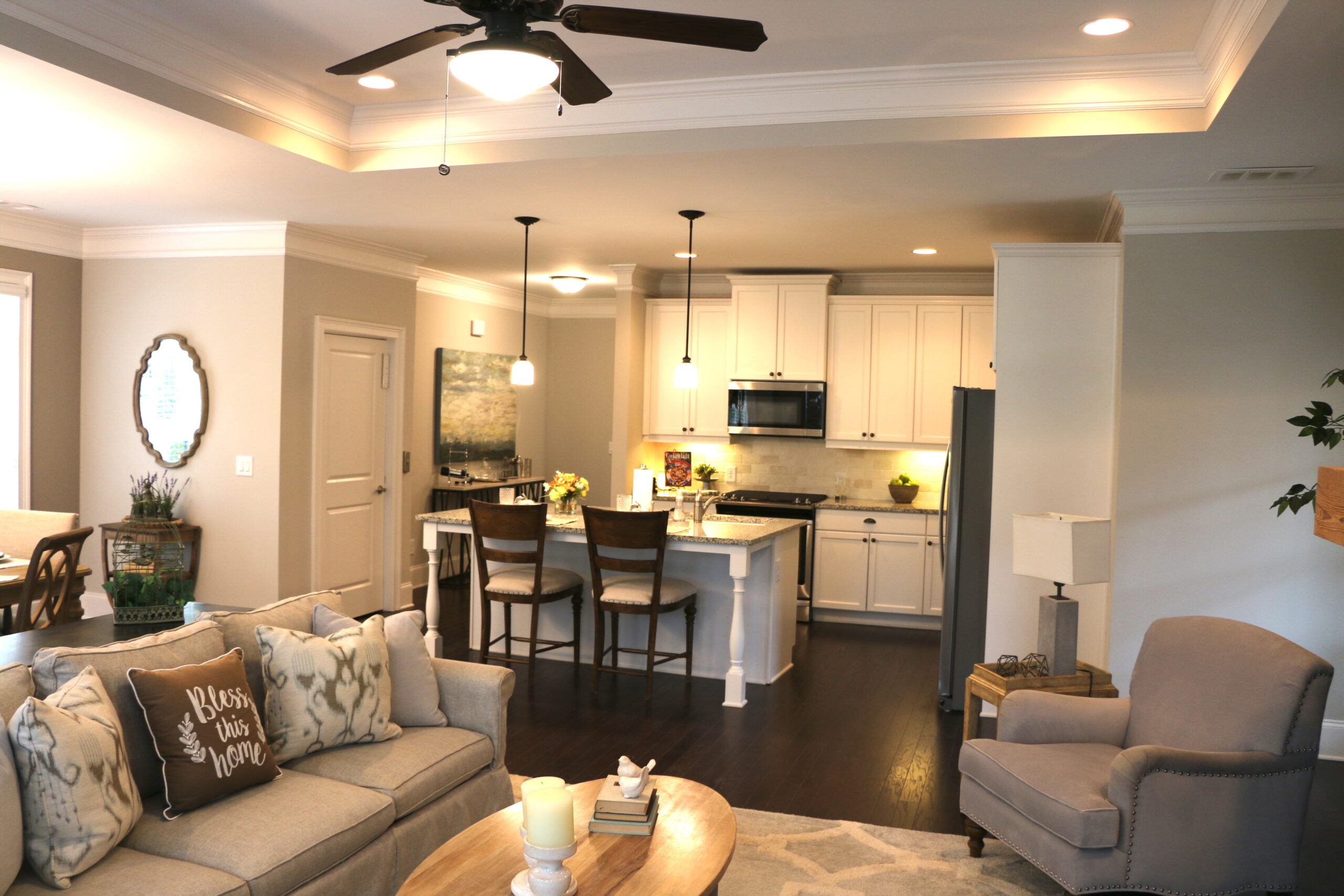 Living Area of Water Oak Cottage at Sterling Estates