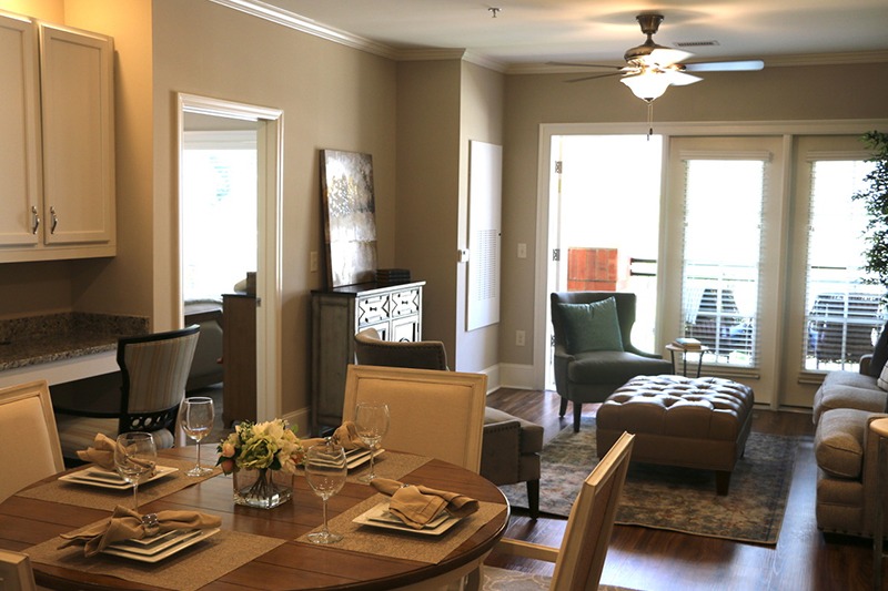 Interior View of Willow Living Room