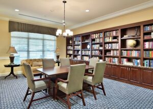 Library Area at Sterling Estates