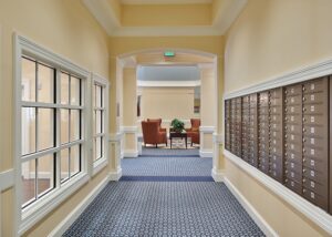 Hallway View of Sterling Estates Building