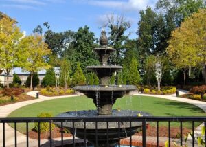 Outside View of Fountain at Sterling Estates