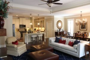 Beech Two Kitchen and Living Area at Sterling Estates