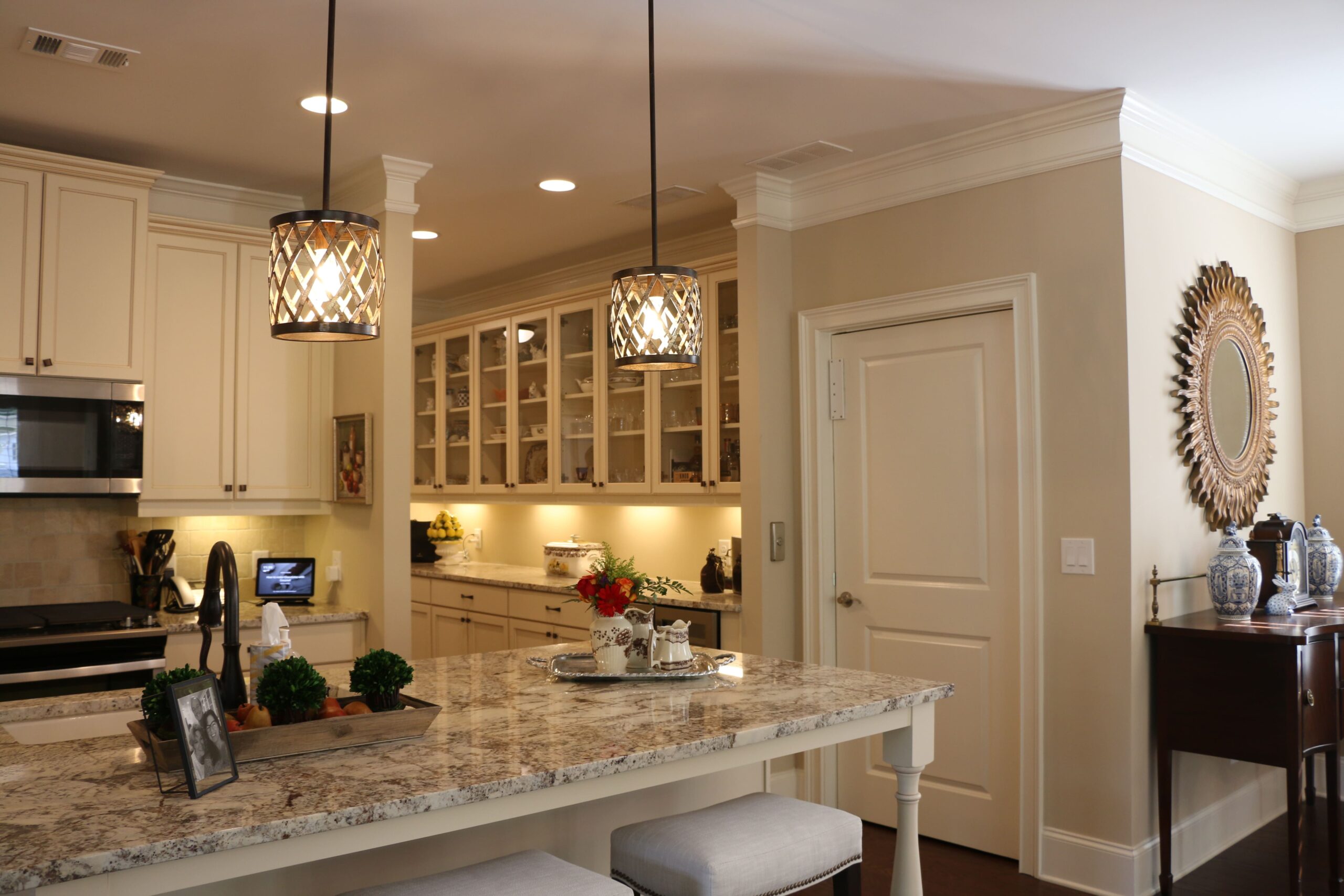 Beech Two Kitchen with Built in Cabinetry at Sterling Estates