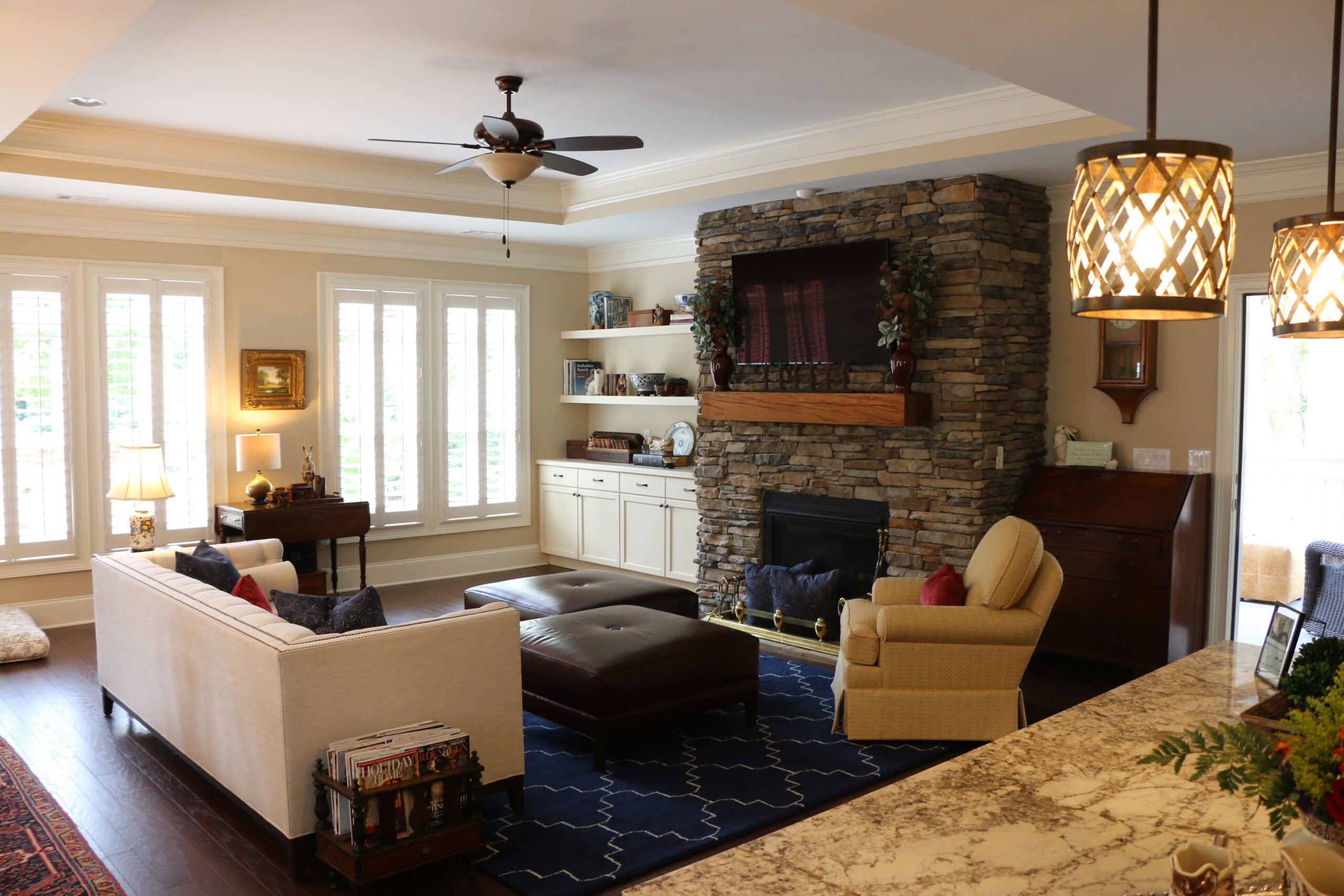 Living Room at Beech Two Cottage