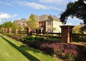 Outdoor View of Sterling Estates Homes with Fence in the Front