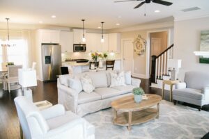 Interior View of Living Area with Décor