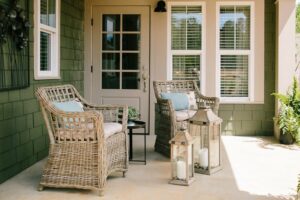 Patio Seating with Décor