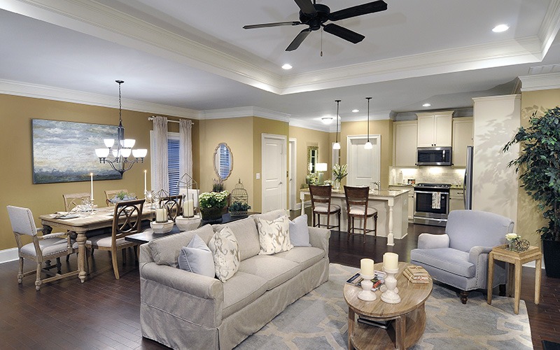 Living Area of Maple 2nd Floor Cottage at Sterling Estates