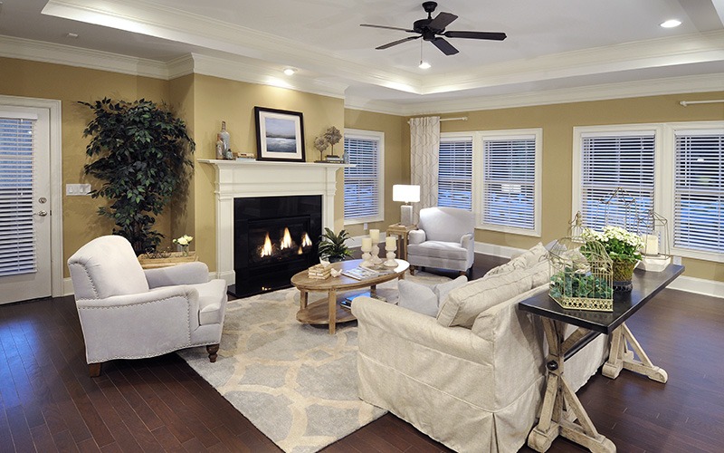 Living Room of 2nd Floor Cottage at Sterling Estates