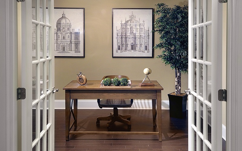 Study Area of Maple 2nd Floor Cottage at Sterling Estates