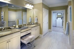 Interior View of Master Bathroom