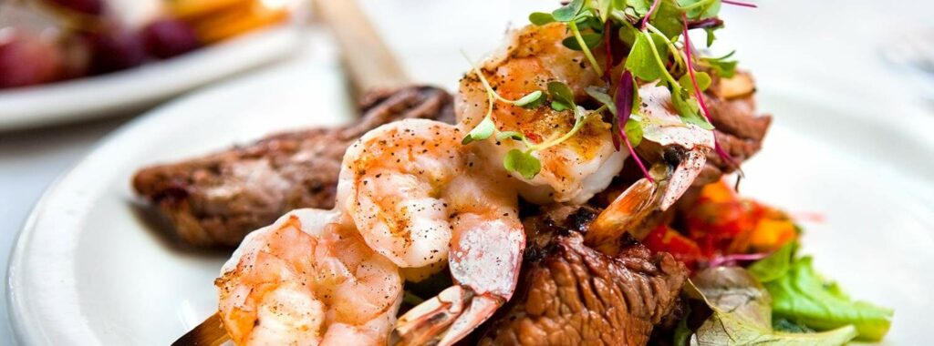 Surf and Turf Served at Sterling Estates of East Cobb