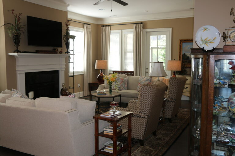 West Cobb Cypress Cottage living room shot #2