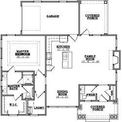 West Cobb Azalea Cottage A Floor Plan