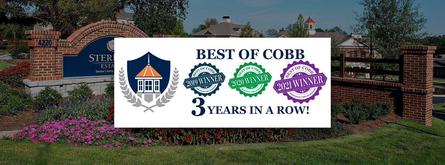 Image Displaying Sterling Estates Being Awarded Best of Cobb