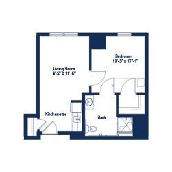 East Cobb Assisted Living Bradford 1-A Floor Plan