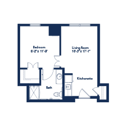 East Cobb Assisted Living Bradford 1 Floor Plan