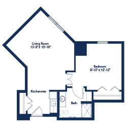 East Cobb Assisted Living Dover 1 Floor Plan