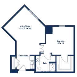 East Cobb Assisted Living Dover 3 Floor Plan