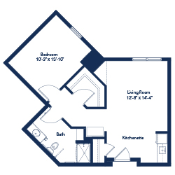 East Cobb Assisted Living Dover Floor Plan