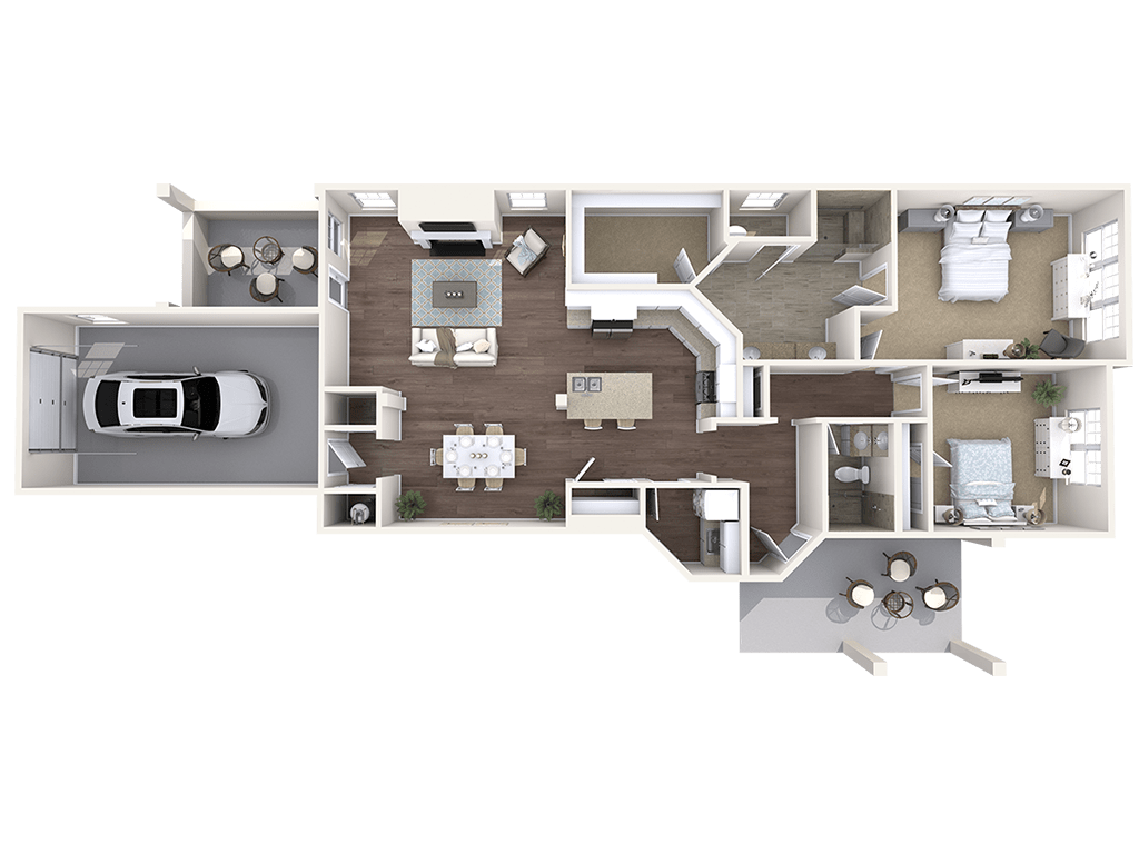 West Cobb Beech 1st Floor Cottage 3D
