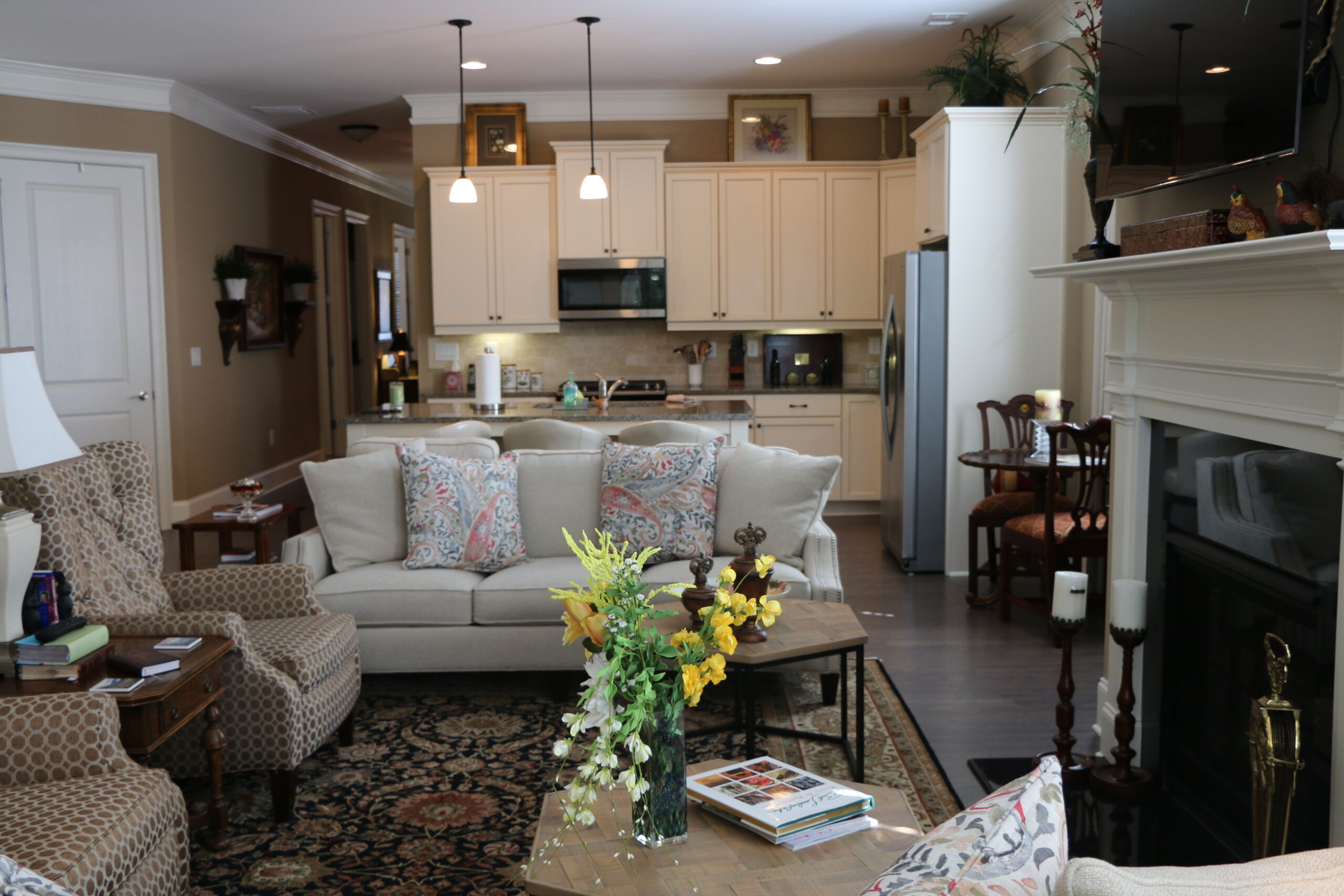 West Cobb Cypress Cottage Living Room